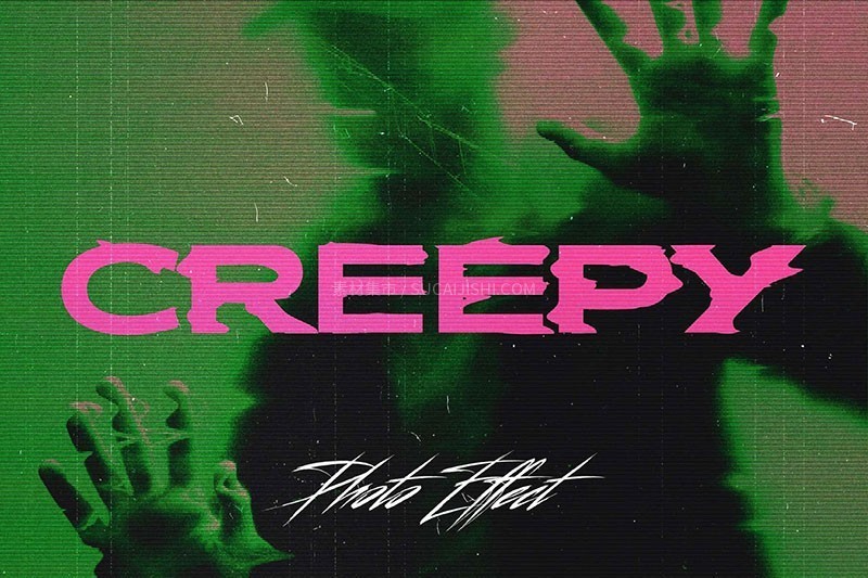 48款万圣节海报文字特效PSD模板